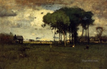 tonalism tonalist Painting - Georgia Pines Afternoon landscape Tonalist George Inness